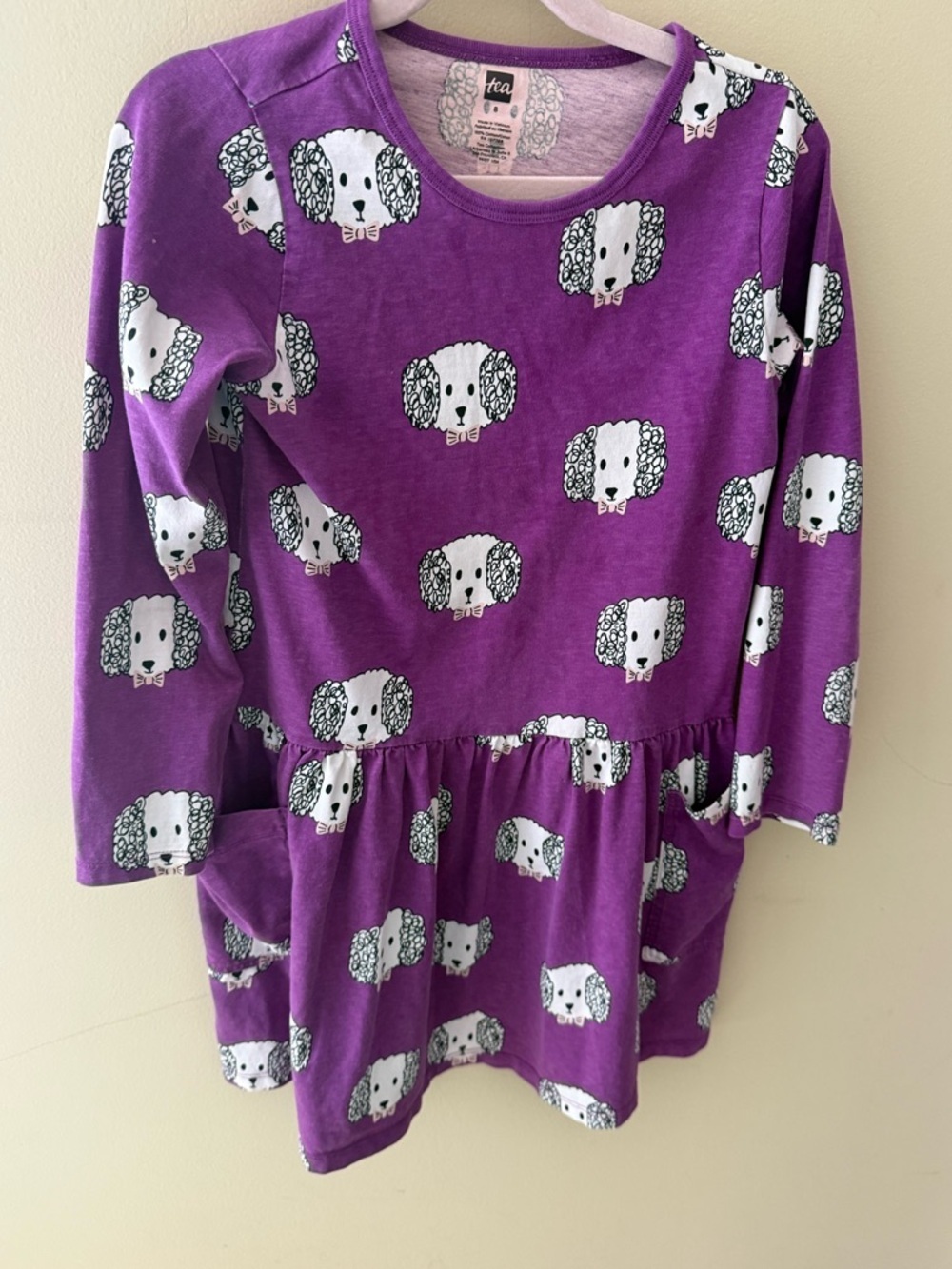 Tea Collection maltipoo purple dress size 8